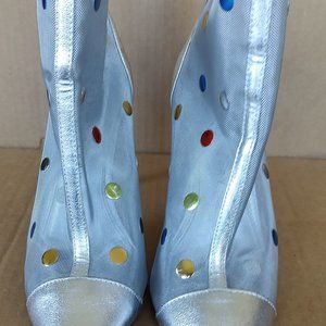 Katy Perry The Jeffree mesh booties. Size 9